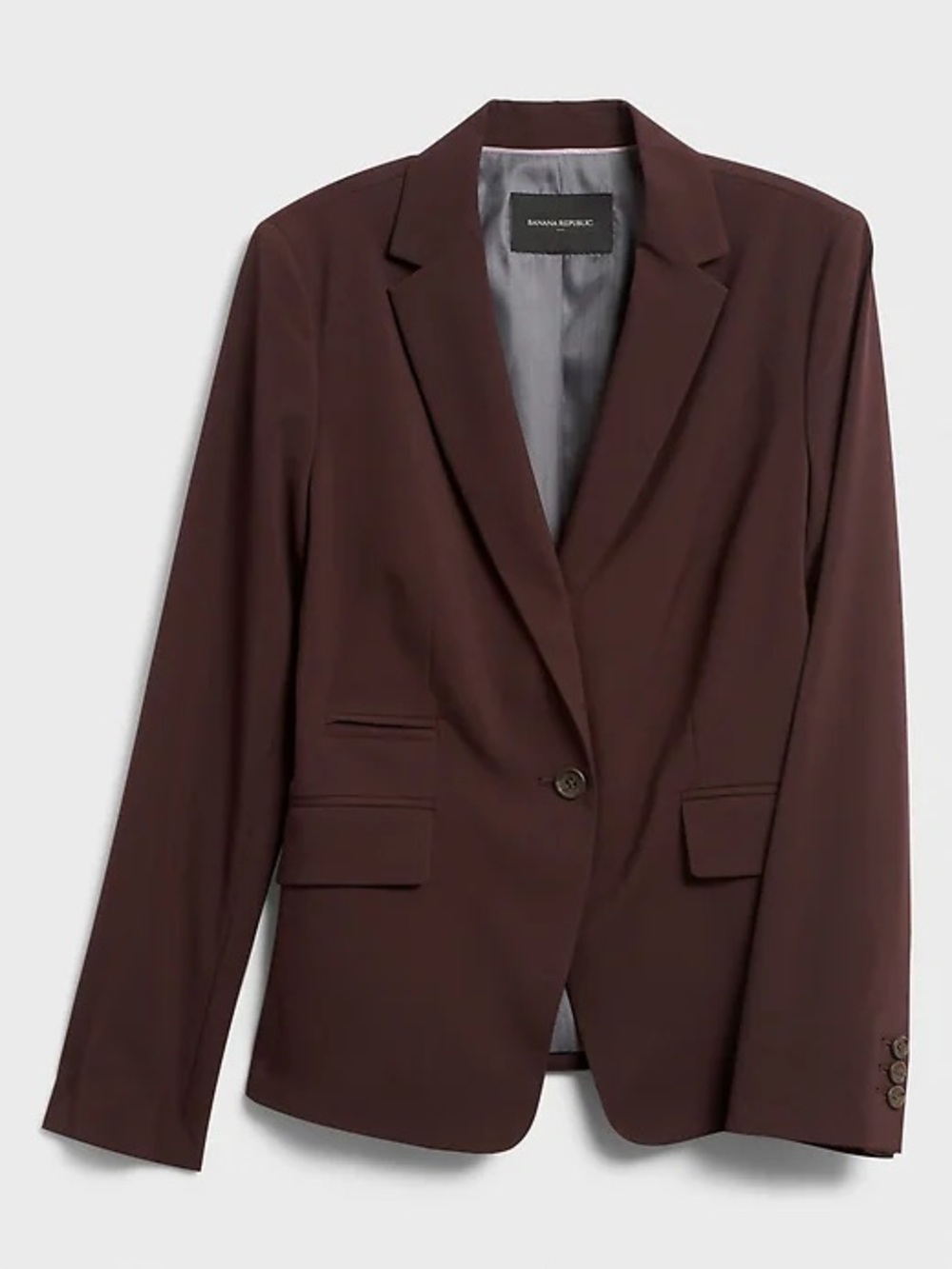 Banana Republic Deep Maroon Single-Button Blazer - NWT - Size 16